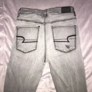 American Eagle jeans. Smoked gray. Size 10.